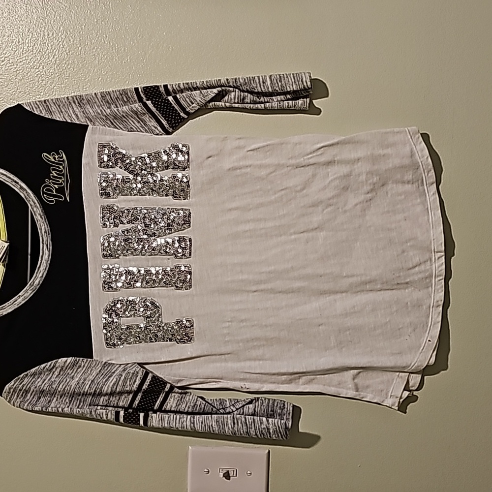 Pink size xs 3/4 sleeve